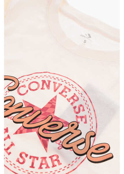 Tricouri Converse All Star Chuck Taylor Long Sleeve Graphic Tiny T-Shirt White Baieti (BM 9493469) 2