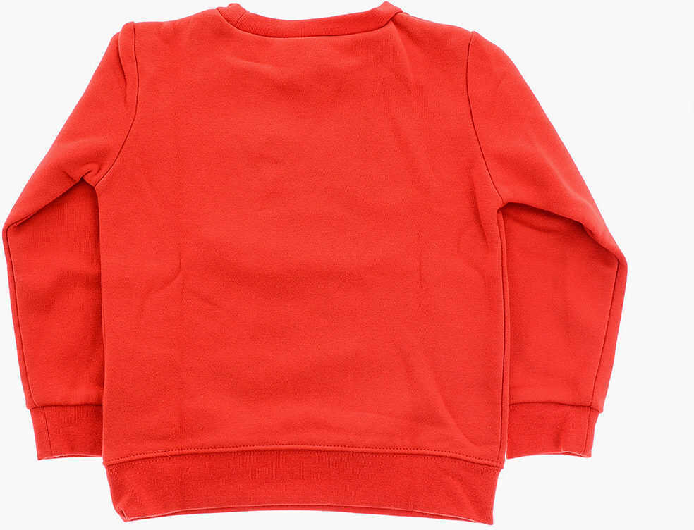 Bluze de trening Nike Solid Color Crew-Neck Sweatshirt With Golden Print Red Baieti (BM 9493667) 3