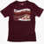 Converse Front Printed Crew-Neck T-Shirt Burgundy
