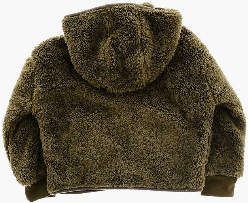 Bluze de trening Nike Sherpa Club Hoodie Green Baieti (BM 9493877) 3