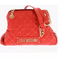 Genti de umar Love Quilted Faux Leather Shoulder Bag Femei