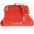 Moschino Love Quilted Faux Leather Shoulder Bag Red