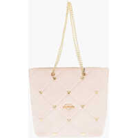 Genti de umar Love Faux Leather Quilted Bag With All-Over Hearts Femei