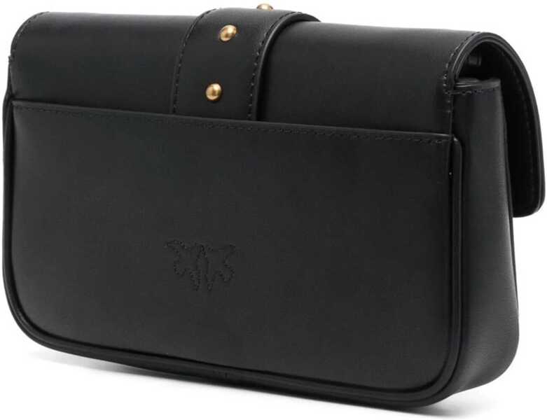 Genti de umar Pinko Love One Shoulder Bag NERO-ANTIQUE GOLD Femei (BM 9496055) 3