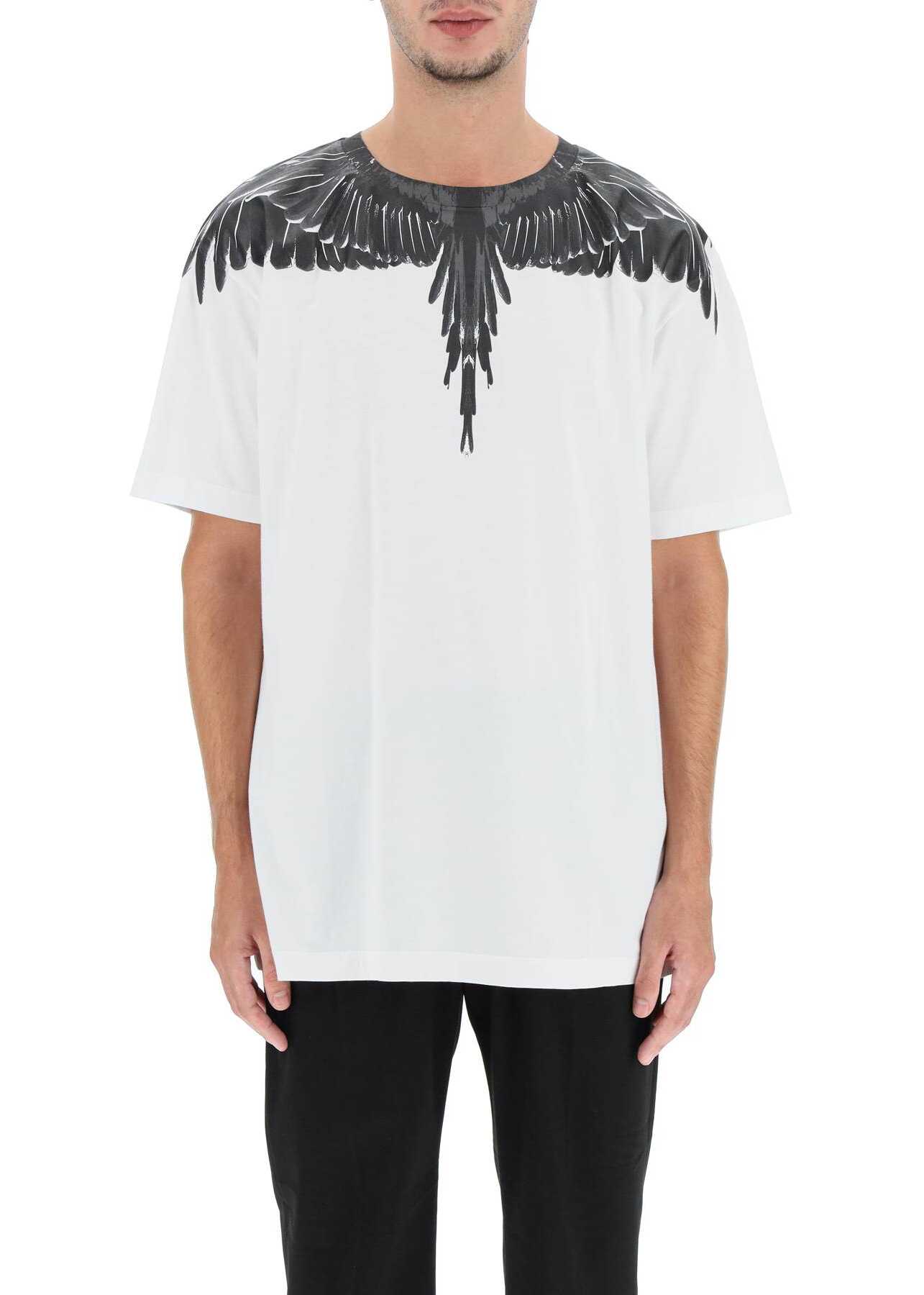 Marcelo Burlon Icon Wings T-Shirt WHITE BLACK