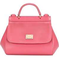 Genti tip postas Fuchsia Calfskin L Shoulder-Bag Fete