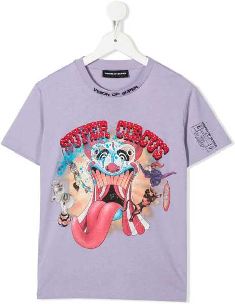 Tricouri Vision of Super Lilac Kids T-Shirt With Tongue Print LILAC Baieti (BM 9497159) 1