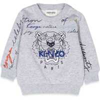 Bluze de trening Tiger Crewneck Sweatshirt And Lettering Baieti