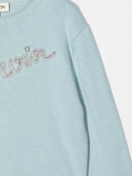 Pulovere casual Lanvin Signature Logo Crew Neck Pullover BABY BLUE Fete (BM 9497621) 3