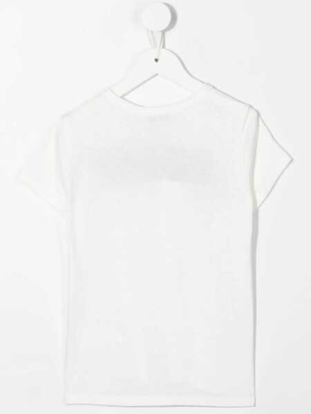 Tricouri Lanvin Short Sleeve Spotted Logo T-Shirt IVORY Fete (BM 9497672) 2