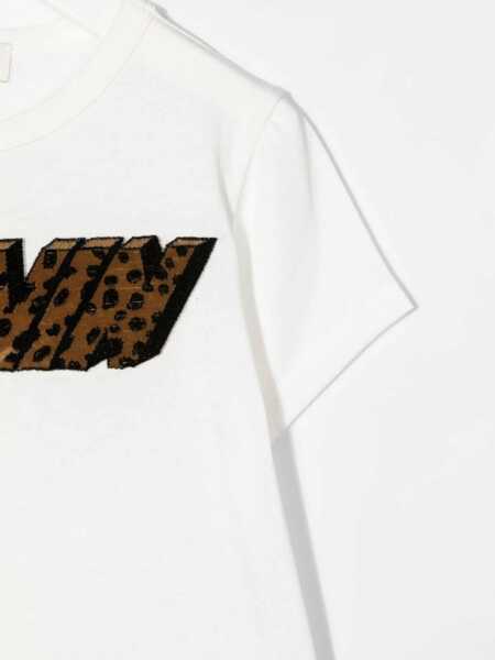 Tricouri Lanvin Short Sleeve Spotted Logo T-Shirt IVORY Fete (BM 9497672) 3