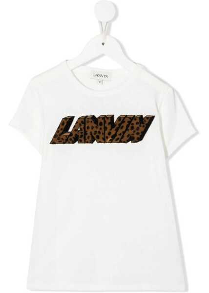 Tricouri Lanvin Short Sleeve Spotted Logo T-Shirt IVORY Fete (BM 9497672) 1