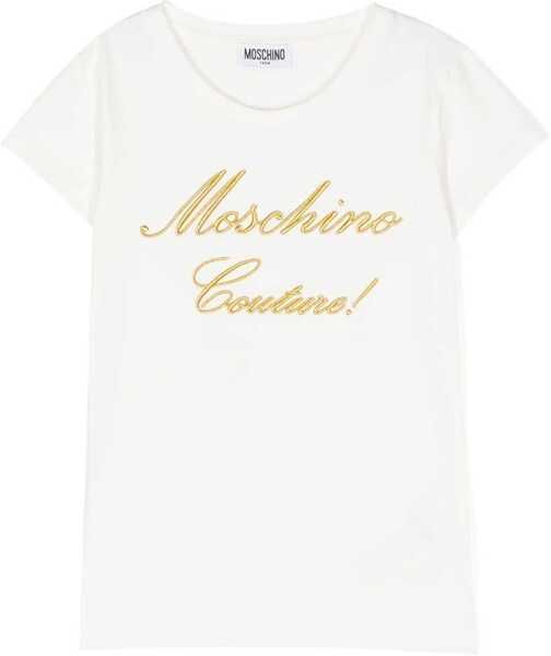 Tricouri Moschino Short Sleeve Logo T-Shirt WHITE Fete (BM 9497753) 1
