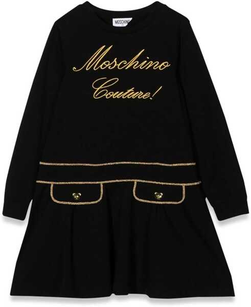 Rochii Fete Moschino Logo Dress