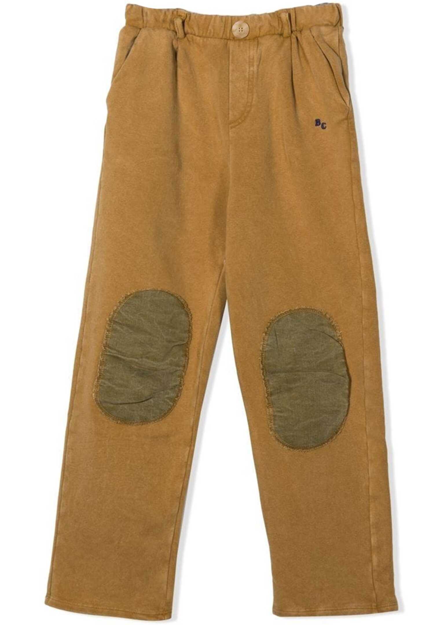 Bobo Choses Knee Patches Jogging Pants YELLOW