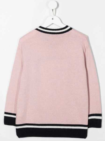 Pulovere casual Emporio Armani Pullover V-Neck Coat Of Arms Ea NUDE Baieti (BM 9498221) 2