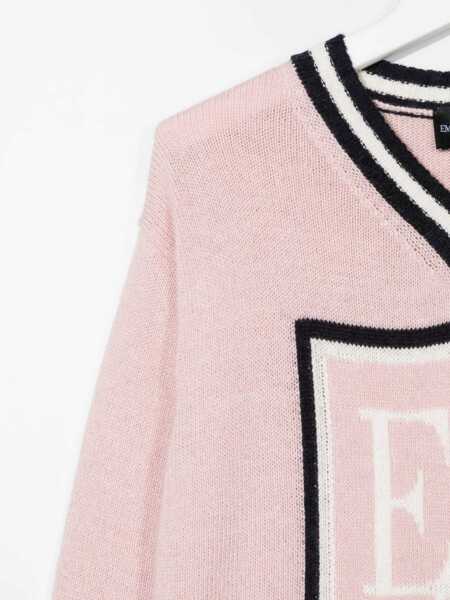 Pulovere casual Emporio Armani Pullover V-Neck Coat Of Arms Ea NUDE Baieti (BM 9498221) 3