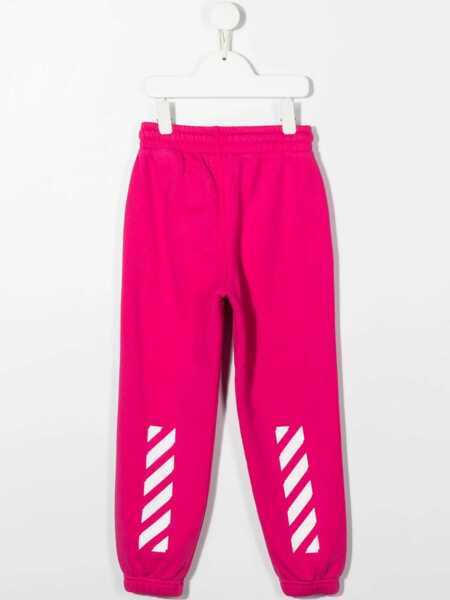 Pantaloni casual Off-White Rubber Arrow Sweat Pant FUCHSIA Fete (BM 9498548) 2