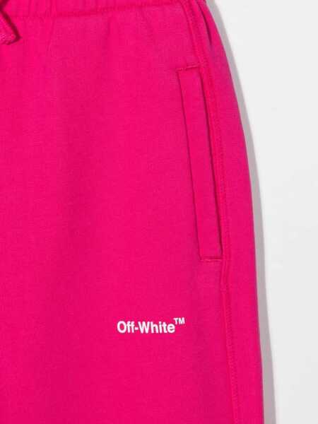 Pantaloni casual Off-White Rubber Arrow Sweat Pant FUCHSIA Fete (BM 9498548) 3