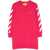 Off-White Rubber Arrow Knit Dress FUCHSIA
