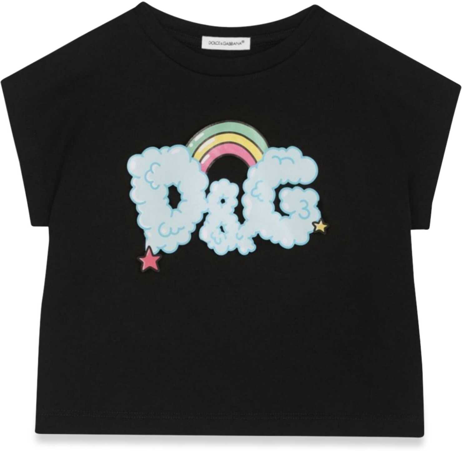 Poze Dolce & Gabbana T-Shirt M/C D&G Rainbow BLACK