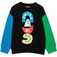Bluze de trening Sweatshirt Crew Neck Sleeves Two-Tone Baieti
