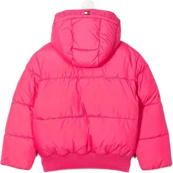 Jachete Tommy Hilfiger Hood Branded Puffer FUCHSIA Fete (BM 9498836) 2