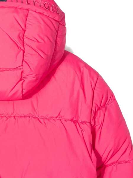 Jachete Tommy Hilfiger Hood Branded Puffer FUCHSIA Fete (BM 9498836) 3