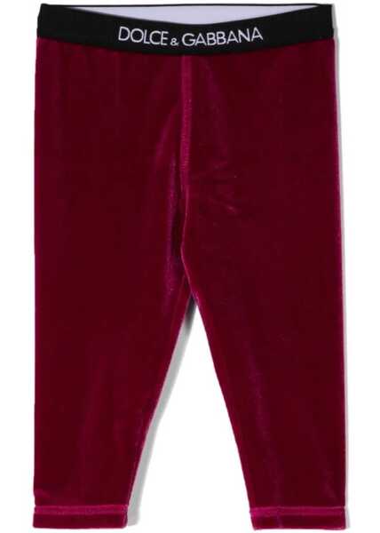 Pantaloni casual Dolce & Gabbana Leggings FUCHSIA Fete (BM 9498923) 1