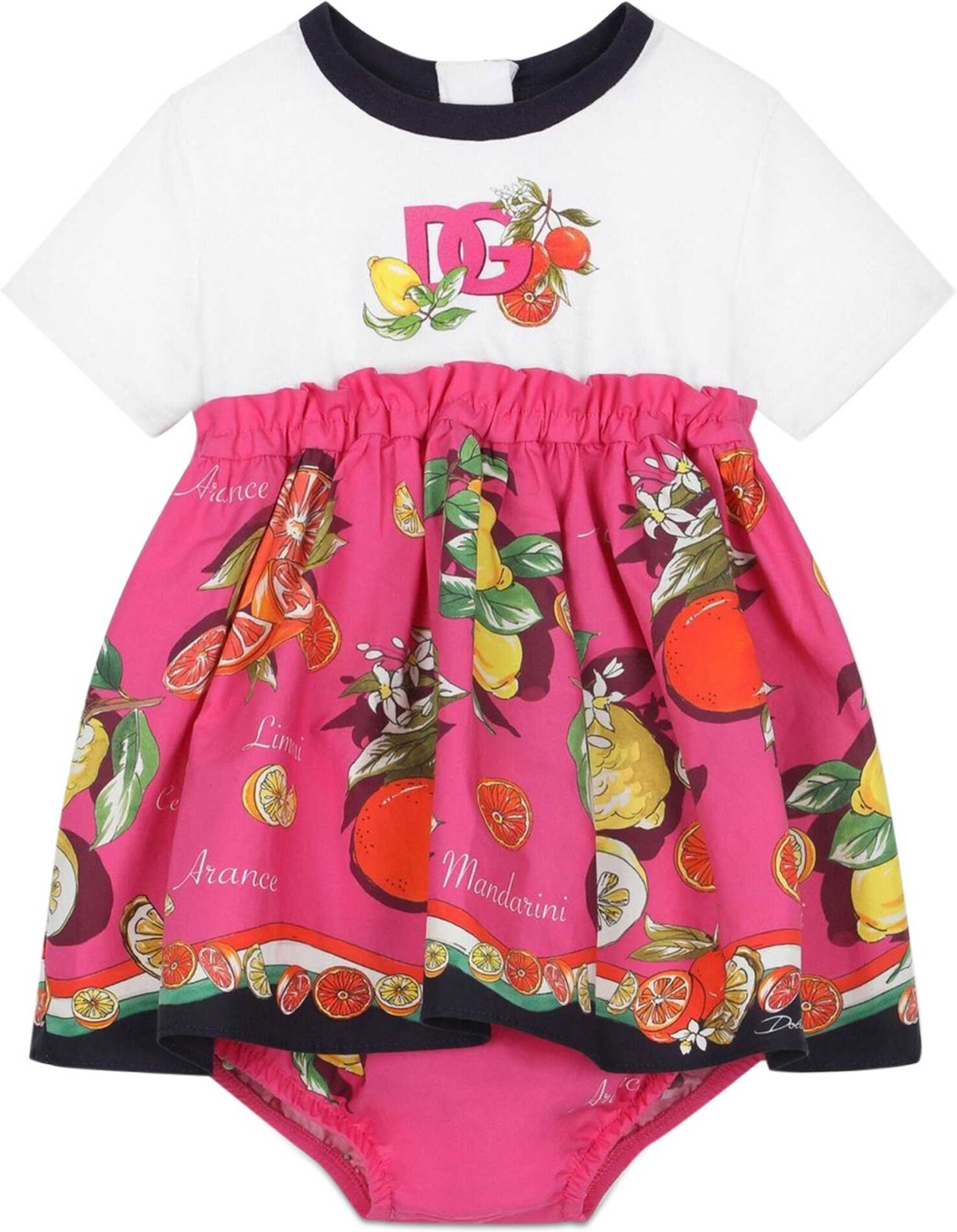 Poze Dolce & Gabbana Abito Agrumi Con Coulotte MULTICOLOUR