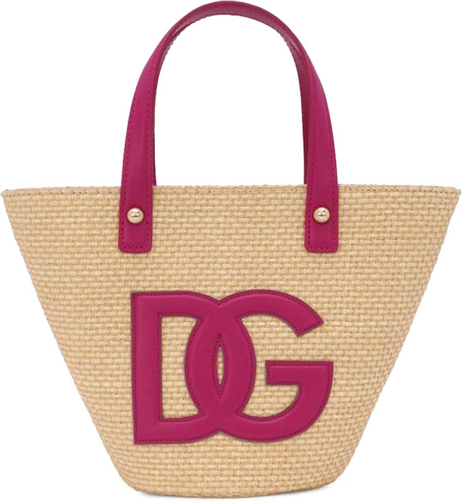 Poze Dolce & Gabbana Straw Handbag BEIGE