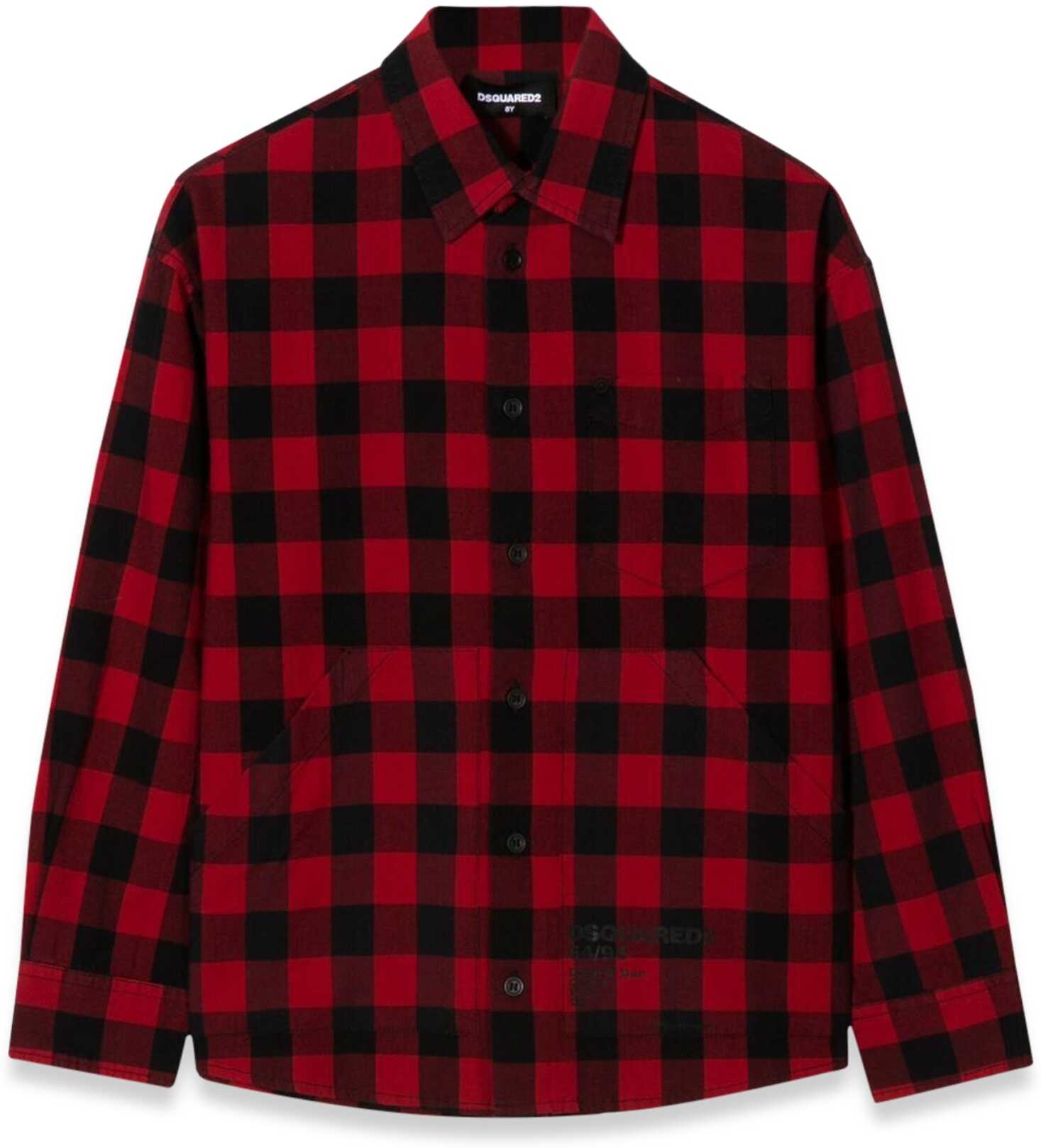 DSQUARED2 Over Checked Shirt MULTICOLOUR