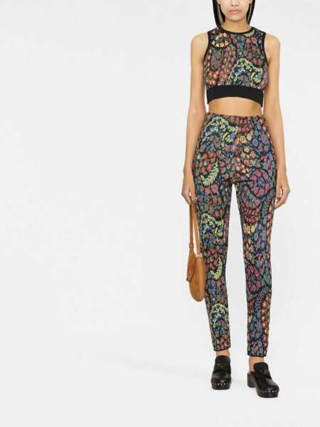 Salopete ETRO Jacquard Wool Blend Top And Leggings BLACK Femei (BM 9499121) 2