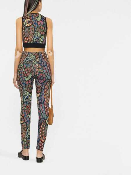 Salopete ETRO Jacquard Wool Blend Top And Leggings BLACK Femei (BM 9499121) 4