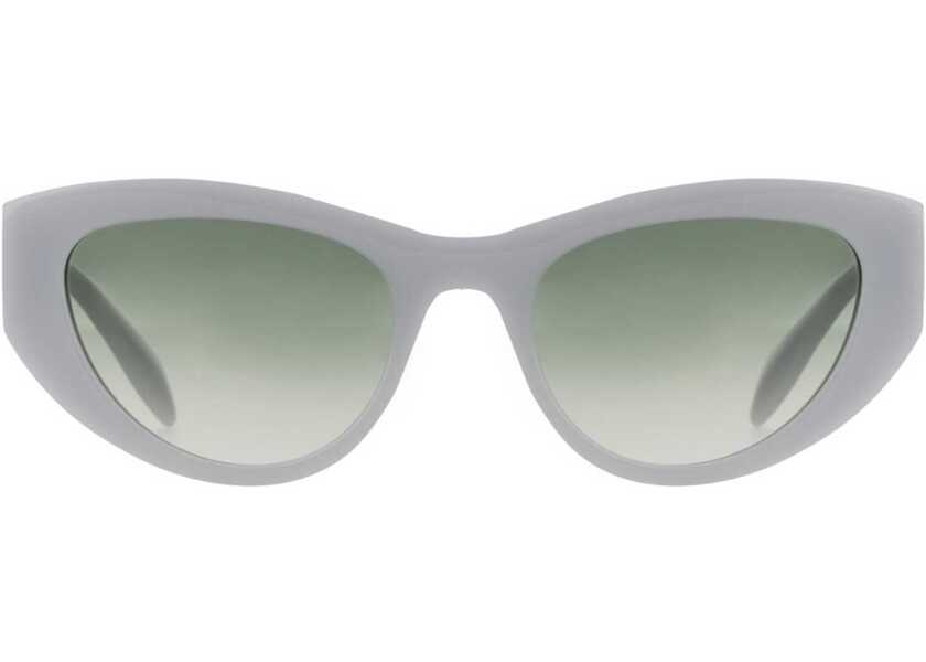 Ochelari de soare Barbati Alexander McQueen Cat Eye Seal Logo Sunglasses