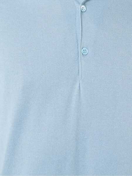 Tricouri Polo John Smedley John Smedley Polo ADRIAN WHITE Sea Glass Barbati (BM 9499790) 5
