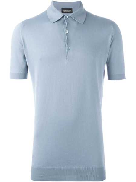 Tricouri Polo John Smedley John Smedley Polo ADRIAN WHITE Sea Glass Barbati (BM 9499790) 1