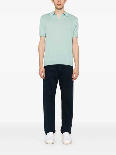 Tricouri Polo John Smedley John Smedley Polo NOAH WHITE Mint Barbati (BM 9499796) 2