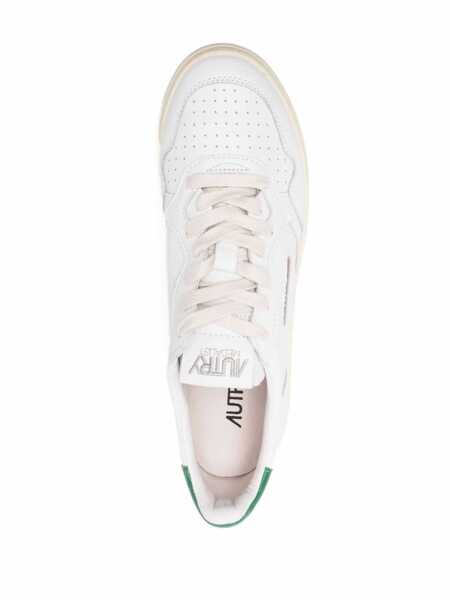 Sneakers AUTRY Autry Sneaker AULM LL20 WHITE GREEN White Green Barbati (BM 9500258) 4