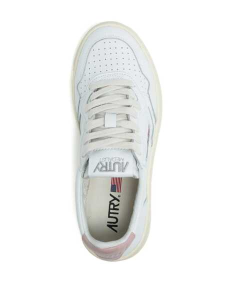 Sneakers AUTRY Autry Sneaker AULWLL16 WHITE PINK Wht Pink Femei (BM 9500276) 4