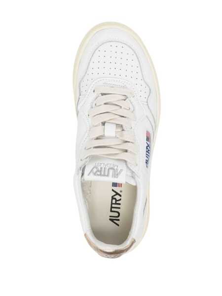 Sneakers AUTRY Autry Sneaker AULWLL06 WHITE GOLD Wht Gold Femei (BM 9500279) 4