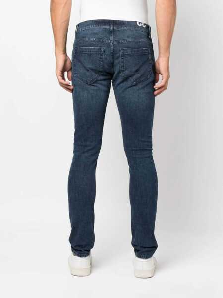 Blugi Dondup Dondup jeans George UP232.DS0257U.FC6 800 Blue Blue Barbati (BM 9502796) 4