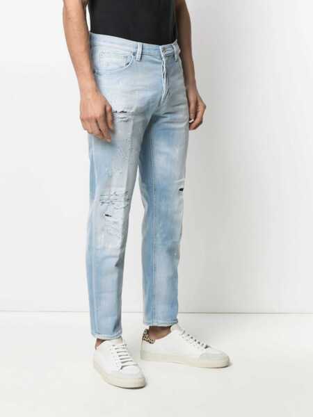 Pantaloni Dondup Dondup Trouser UP434.DS0107U 800 BLUE Blue Barbati (BM 9502805) 3