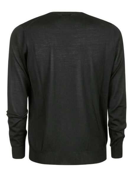 Pulovere casual HINDUSTRIE HINDUSTRIE crewneck GC1ML.RM16R 690 DEEP GREEN Green Barbati (BM 9504044) 2