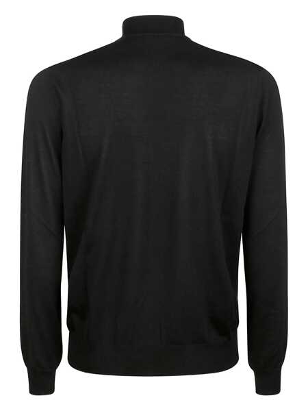 Pulovere casual HINDUSTRIE Hindustrie Turtleneck LU1ML.RM16R 990 BLACK Anthracite Barbati (BM 9504047) 2
