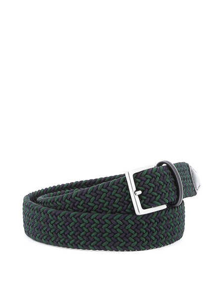 Curele ANDERSONS Andersons elastic braid belt 0667 NE41 B7 BLUE B Blue Barbati (BM 9504059) 2