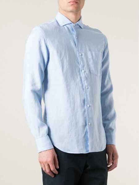Camasi Aspesi Aspesi Camicia CE52.C195 85070 LIGHT BLUE Azzurro Barbati (BM 9504071) 3