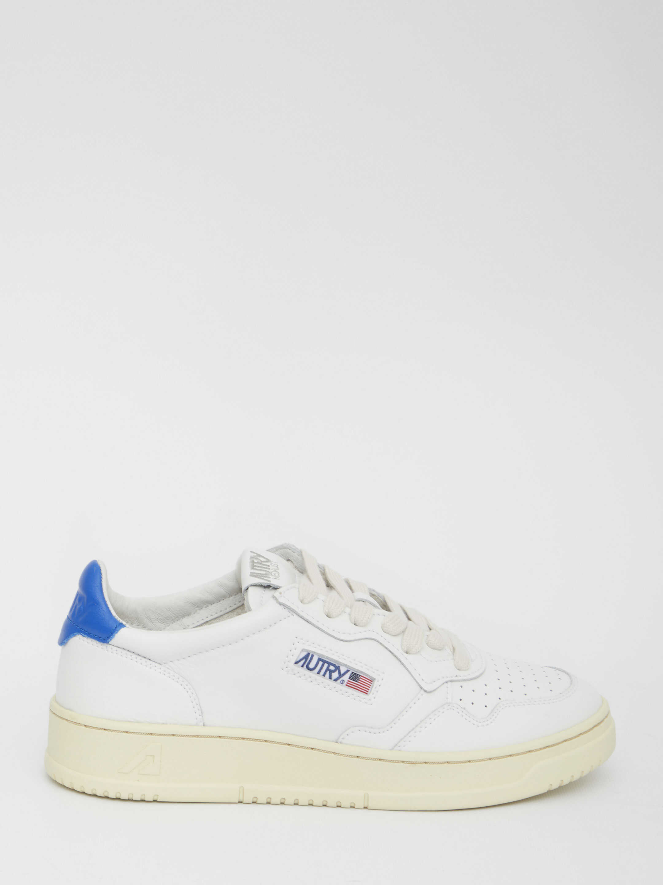 AUTRY Medalist And Blue Sneakers White