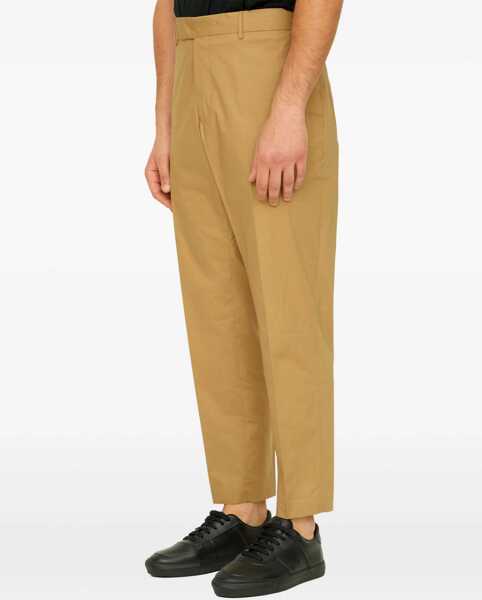 Pantaloni casual PT TORINO Cotton Trousers BEIGE Barbati (BM 9506099) 4