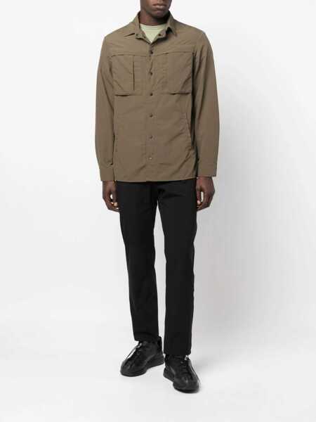 Jachete PT TORINO Regular Fit Shirt Jacket GREEN Barbati (BM 9506318) 2